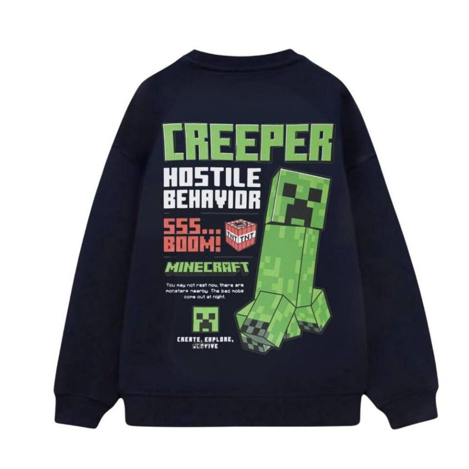 Minecraft Creeper Sweatshirt