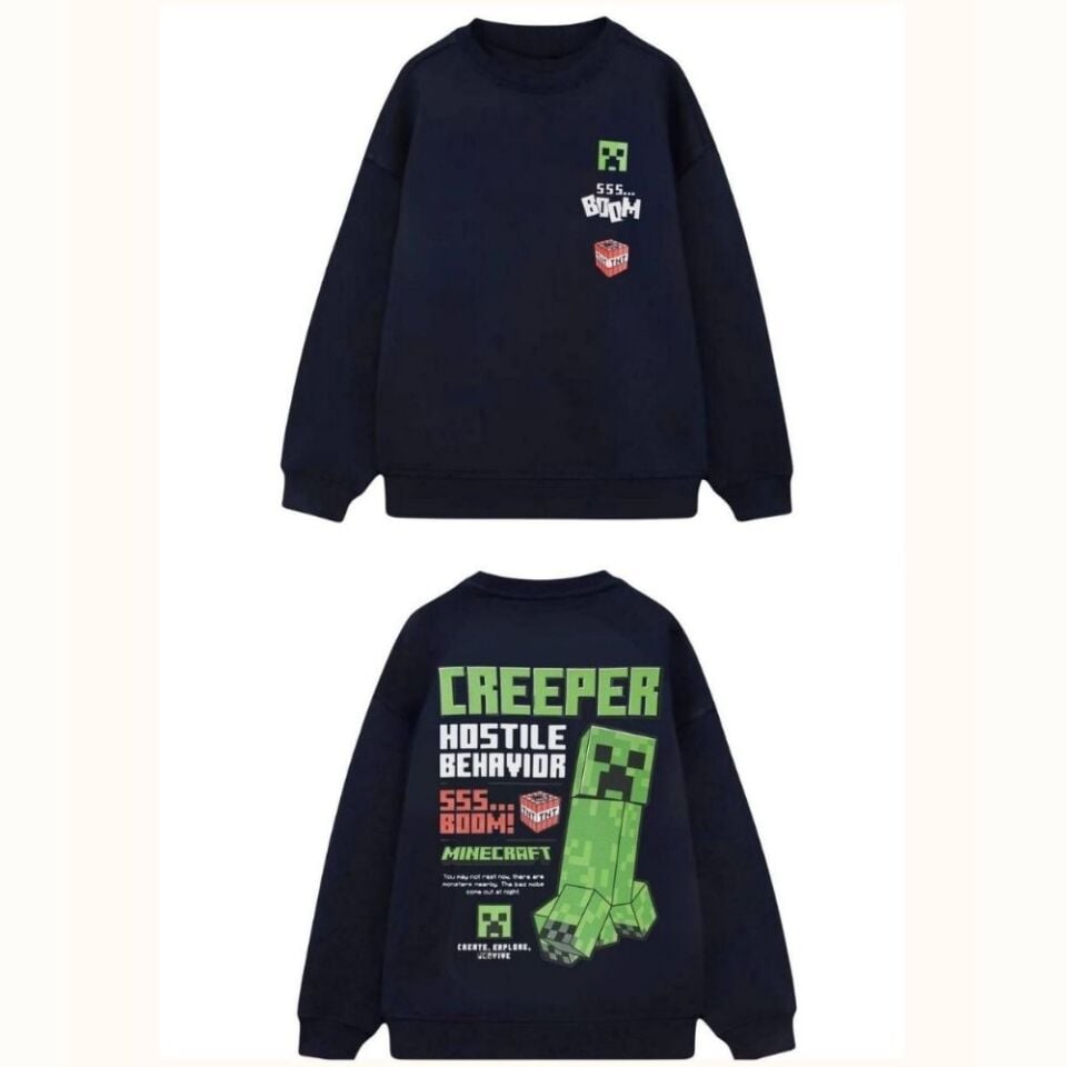 Minecraft Creeper Sweatshirt