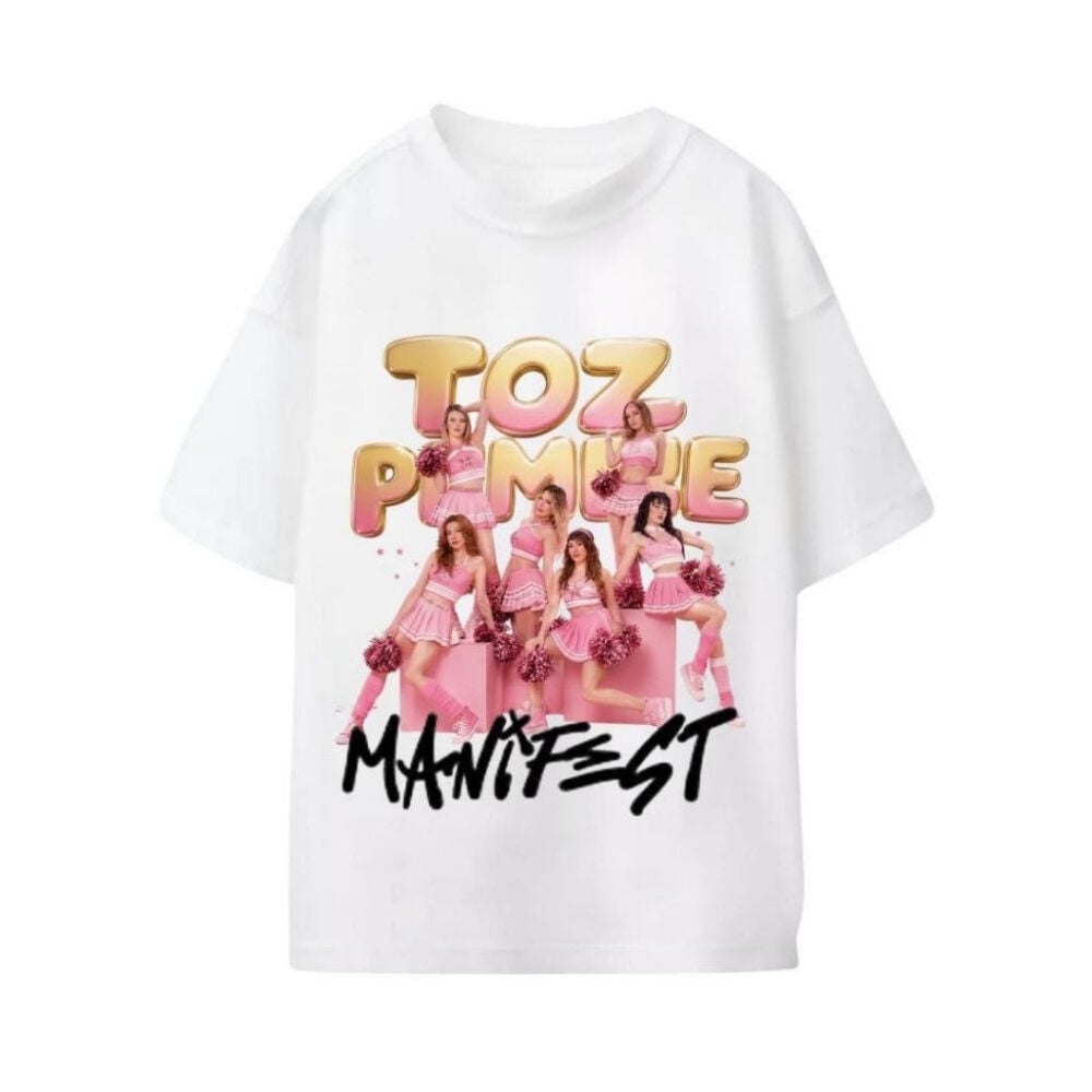 Manifest T-Shirt (Toz Pembe)