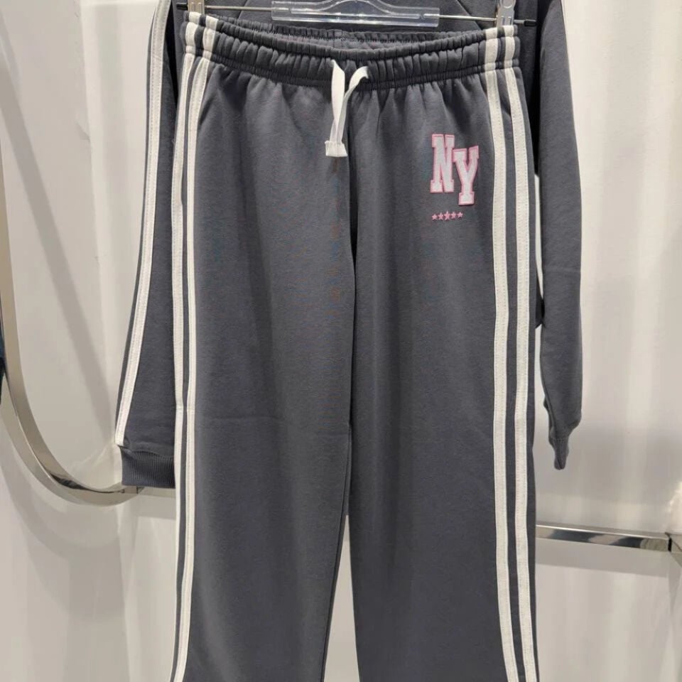 NY Baskılı Oversize Takım