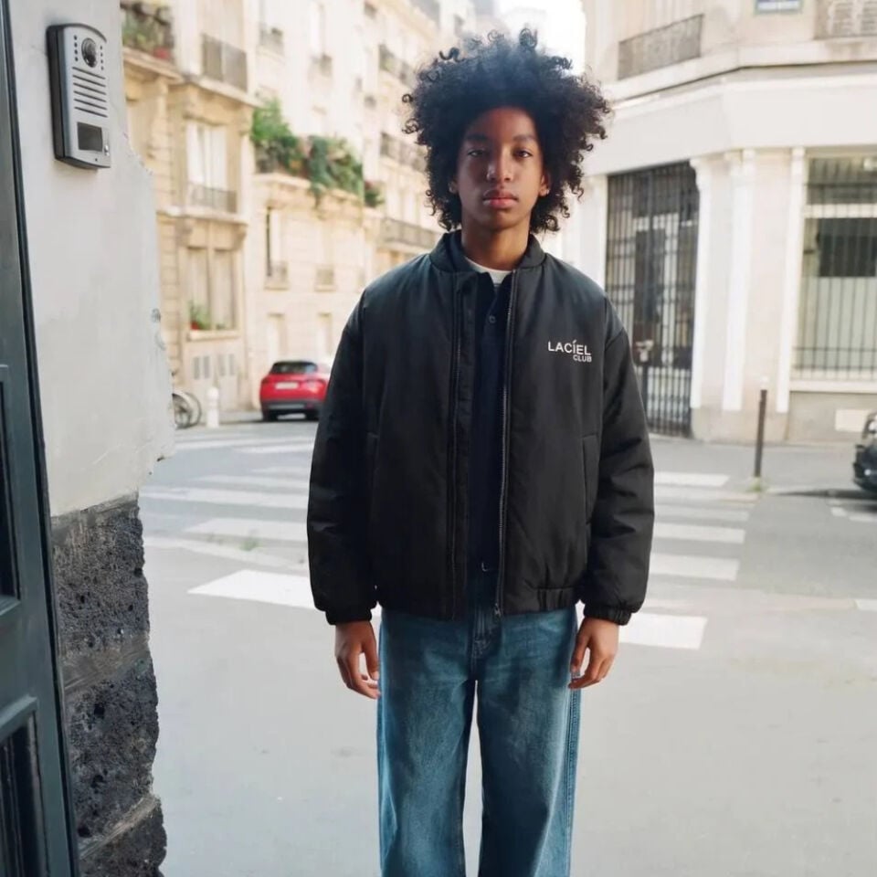 La'ciel Paris Kolej Şişme Mont (Siyah)
