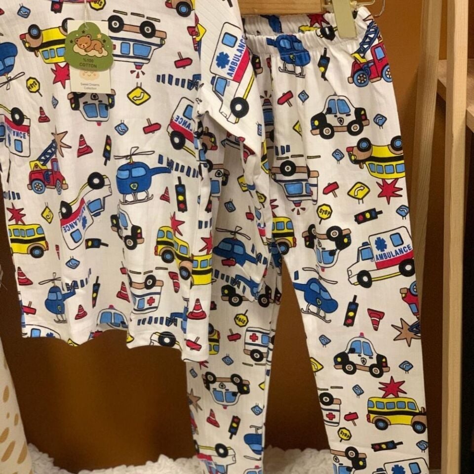 Taşıtlar Pijama Takımı