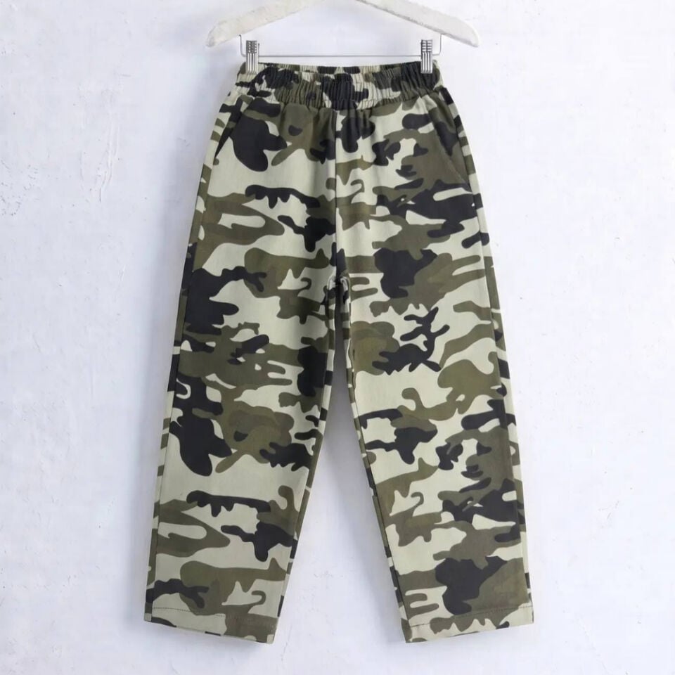 Kamuflaj Balloon Gabardin Pantolon