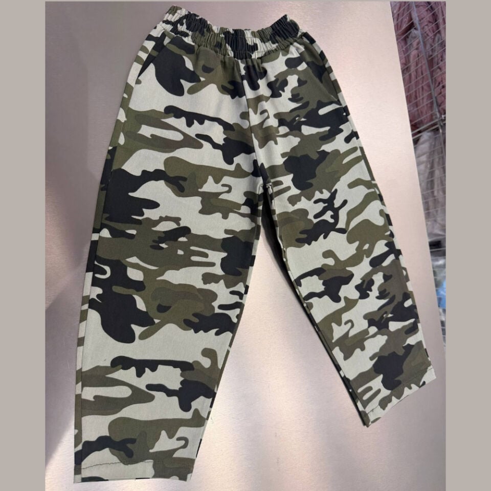 Kamuflaj Balloon Gabardin Pantolon
