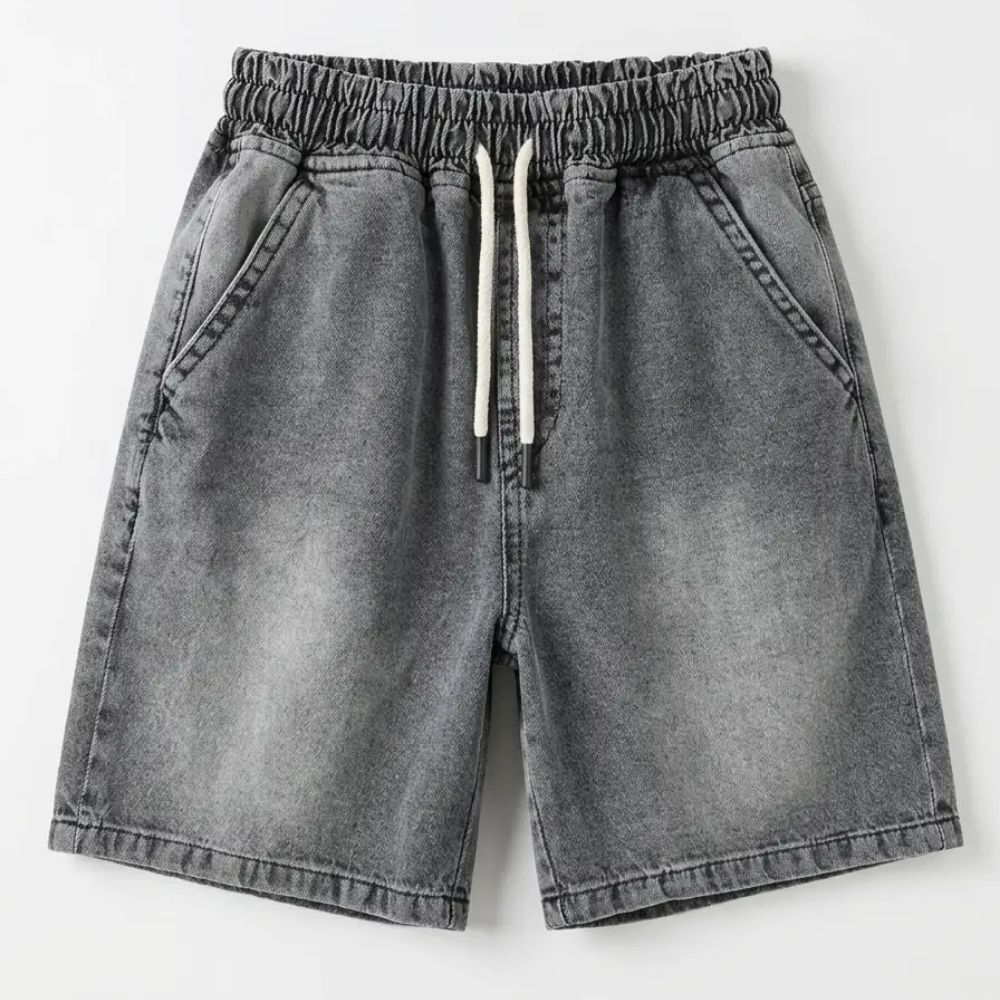 Unisex Denim Şort (Antrasit)
