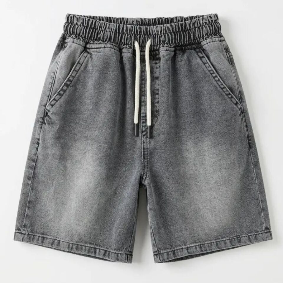 Unisex Denim Şort (Antrasit)