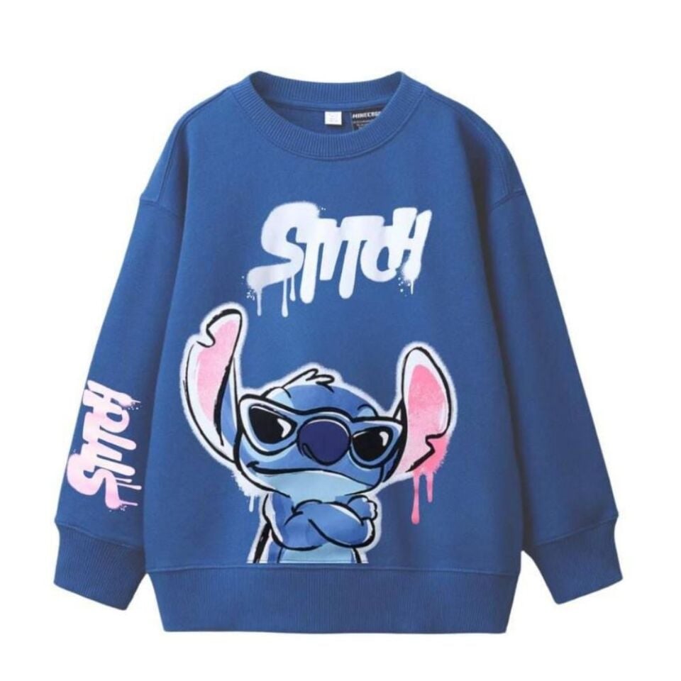 Stitch Sweatshirt (Mavi)